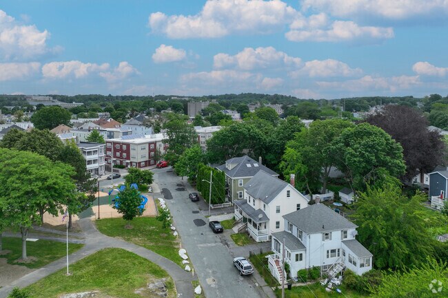 Gloucester Crossing is a quaint neighborhood in Beverly, located just steps from the vibrant downtown area, offering a quieter residential charm within close reach of the city's lively center.