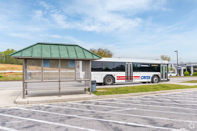 A CARTA route serves Hamilton Place a few miles north for shopping trips.