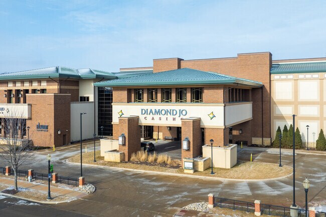 Diamond Jo Casino in Dubuque is a major entertainment destination.