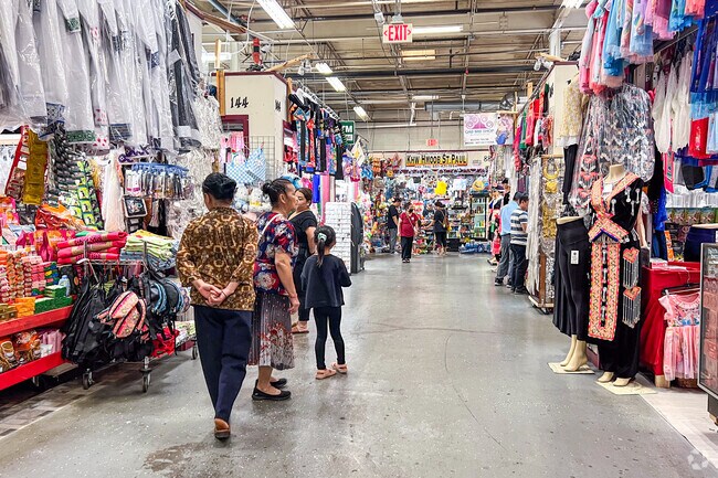 Step into a Southeast Asian marketplace at Hmong Village located near Parkway-Greenbrier.