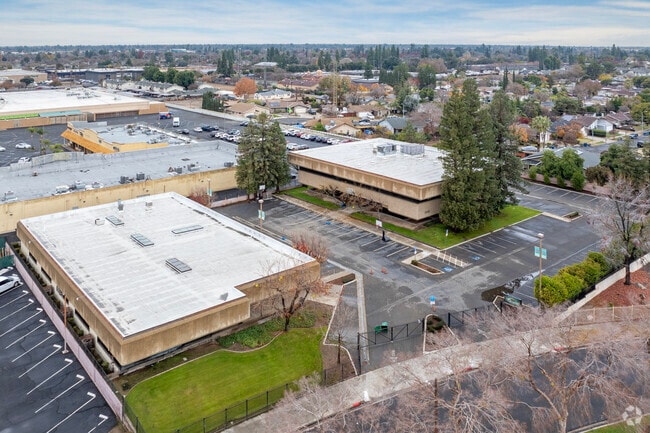 The campus of Carter G. Woodson Public Charter School in Fresno.