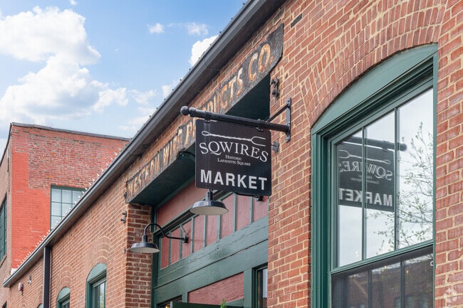 Stop by the mini market at Sqwires in Lafayette Square.