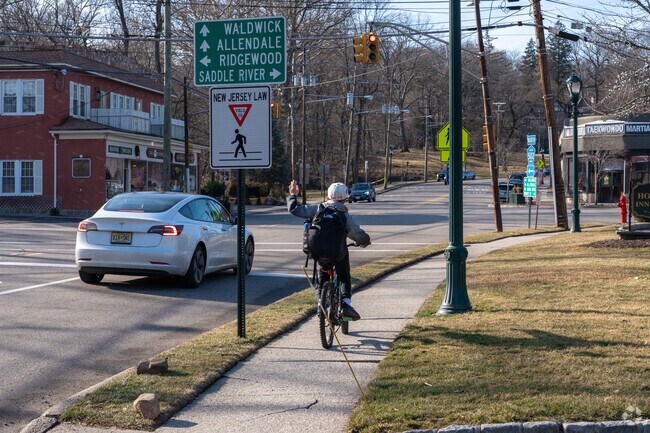 Ho-ho-kus is a quaint town that you can easily traverse on bike.