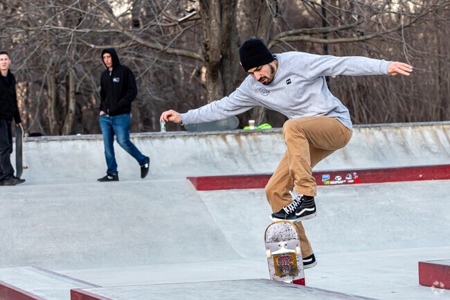 Tunxis Meade Skate Park in Farmington was recently renovated and upgraded.