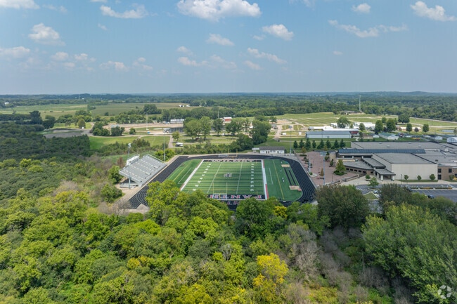 Wilmot High School has a great sports field for its athletes.