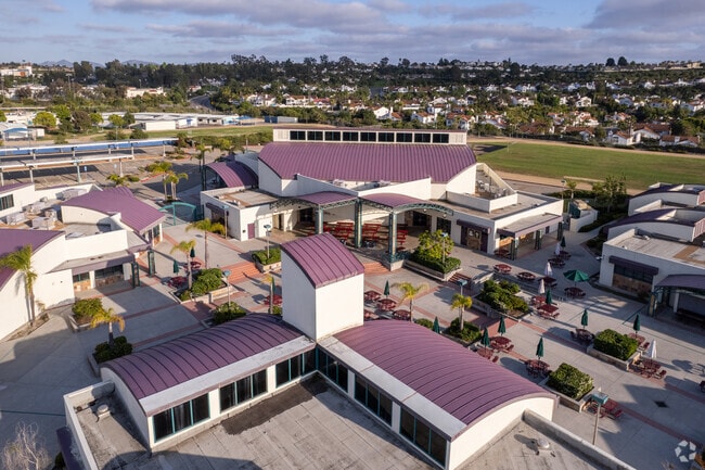 Purple roofs are the theme at Madison Middle School in Oceanside.