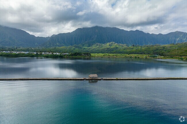 The Kahalu'u Pond in Ahuimanu is a great place to relax and unwind.