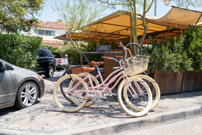 Bike riding is a common site when living in and around the  Desert Park Estates neighborhood.