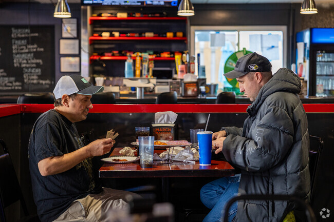 Grab a bite to eat at Bronx Pizza & Pints near Power.