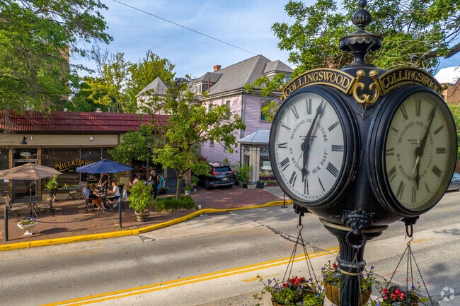 Downtown Collingswood exudes charm with quaint dining and shopping options.