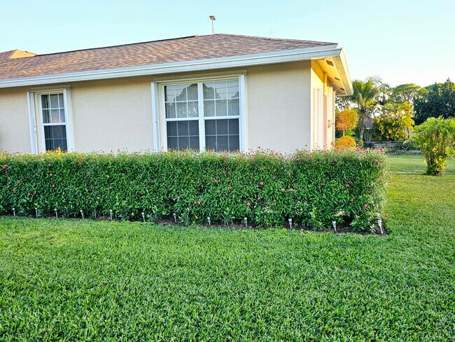 Front of the apartment