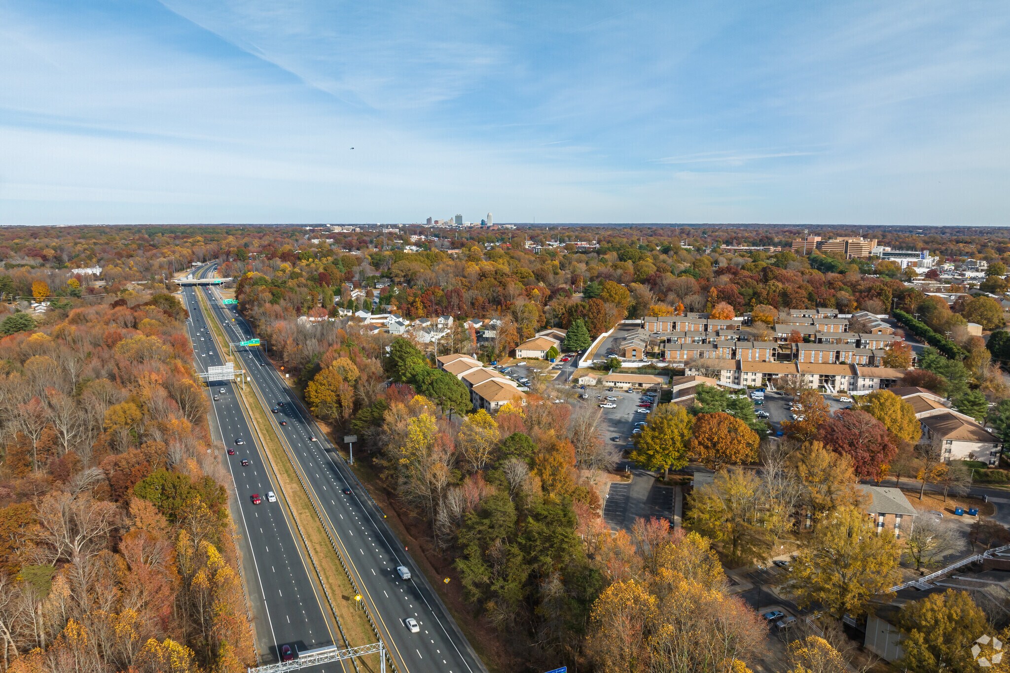 The Village benefits from its convenient proximity to I-40.