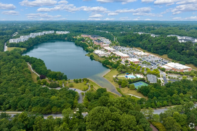 Quarry Lake is the centerpiece of a multi-purpose development in Pikesville.