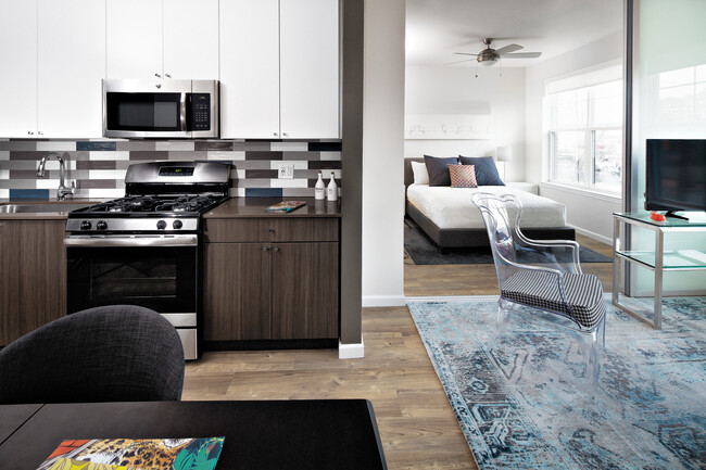 Kitchen and bedroom
