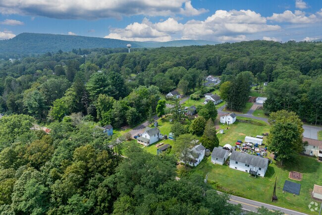 Views of Mountain Top are common throughout Dennison.
