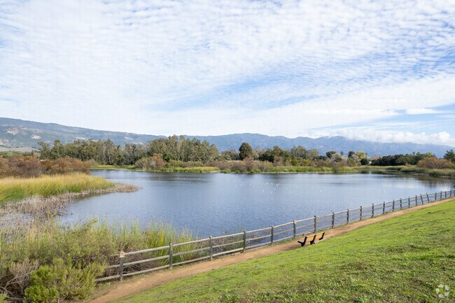 Lake Los Carneros Park is a beautiful park to get out in nature.