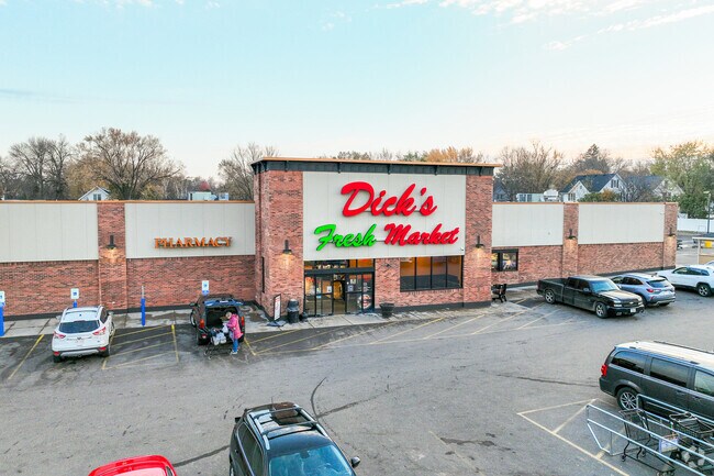 Residents can shop for groceries at Dicks Fresh Market.