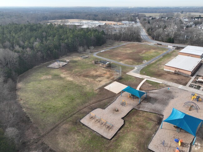 There is a baseball field on campus at Weddington Hills Elementary School.