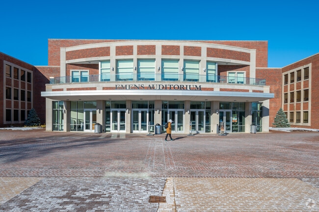 Muncie's Emens Auditorium is a college-community auditorium on the Ball State campus.