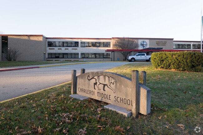 Students flock to Charleroi Area Middle School.