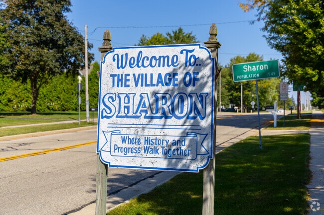 Residents come to Sharon for the small town vibes.