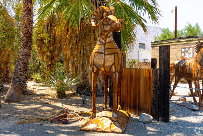 Borrego Springs statues offer photo opportunities and artistic wonder in the heart of the desert.