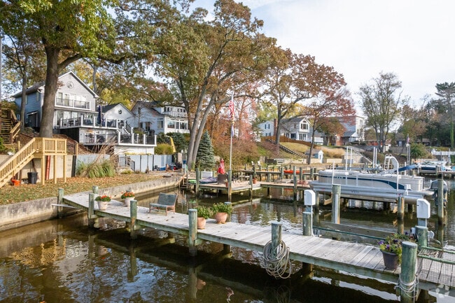 Arnold has very sought after water-front housing.