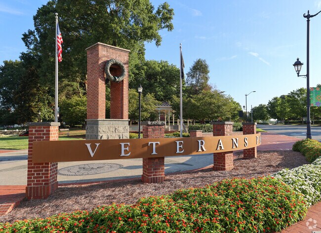 Veterans Park in Kannapolis is a beautiful park in downtown.