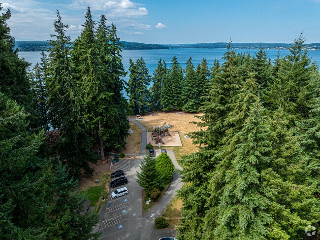 Forested parks provide shade and great visuals for people outside to enjoy.