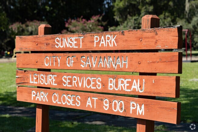 Sunset Park is located in Savannah, GA.