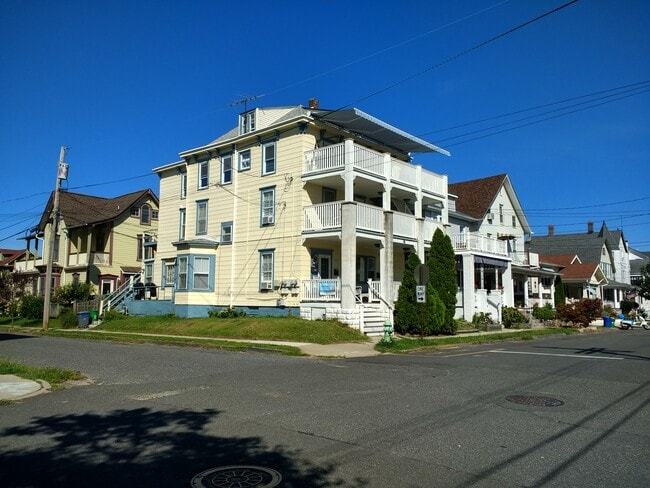 Located on corner on sunny side of the street