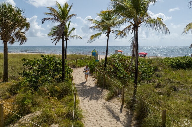 Enjoy the sunny weather and beach views in Lauderdale-by-the-Sea.