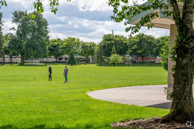 Fisher Basin Park in Fisher’s Creek offers open fields for pets and families.