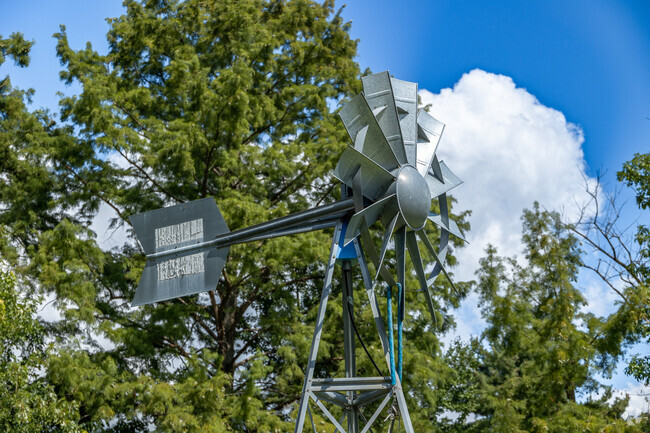 Youngston-Holliday Hills residents have vintage lawn decor like old windmills that add charm.