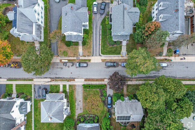 Homes in Roberts have long driveways and garages with extra on street parking.