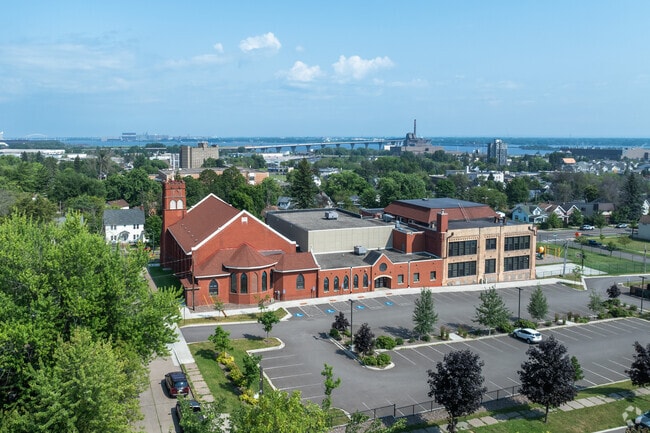 Stella Maris Academy - St. James Campus is in the heart of a residential area.