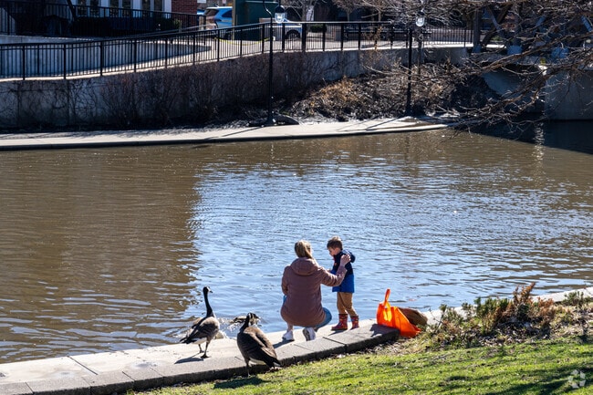 Cress Creek is close to Downtown Naperville where you can enjoy a beautiful riverwalk.