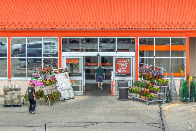 Homes Depot in Arnold is a a popular stop for home repair goods.
