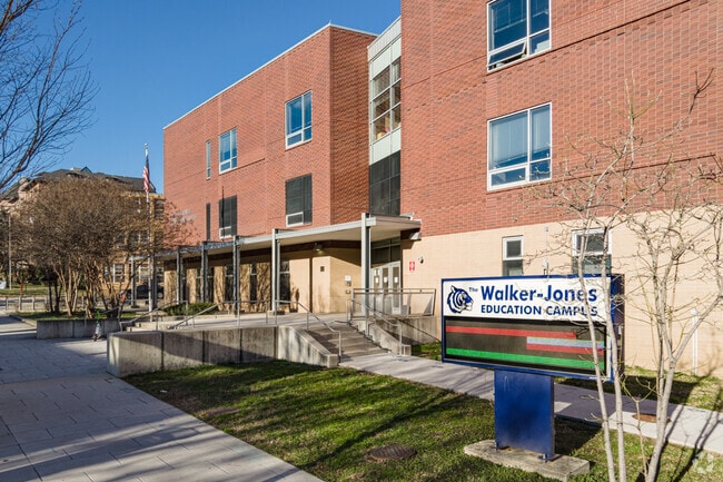 Many students in Mount Vernon Square attend the nearby Walker Jones Educational Campus.