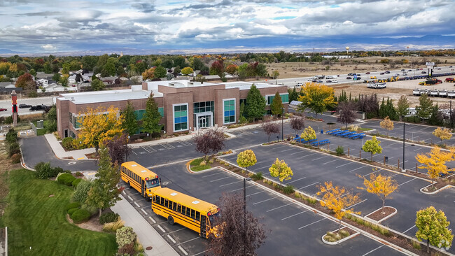 Project Impact STEM Academy features a sizeable parking lot for students, parents and faculty.