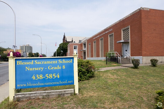 Blessed Sacrament School serves kids in grades PK-8.