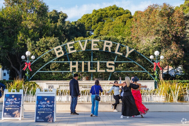 Visitors and residents alike are drawn to Beverly Hills' famous sign, first erected in 1931.