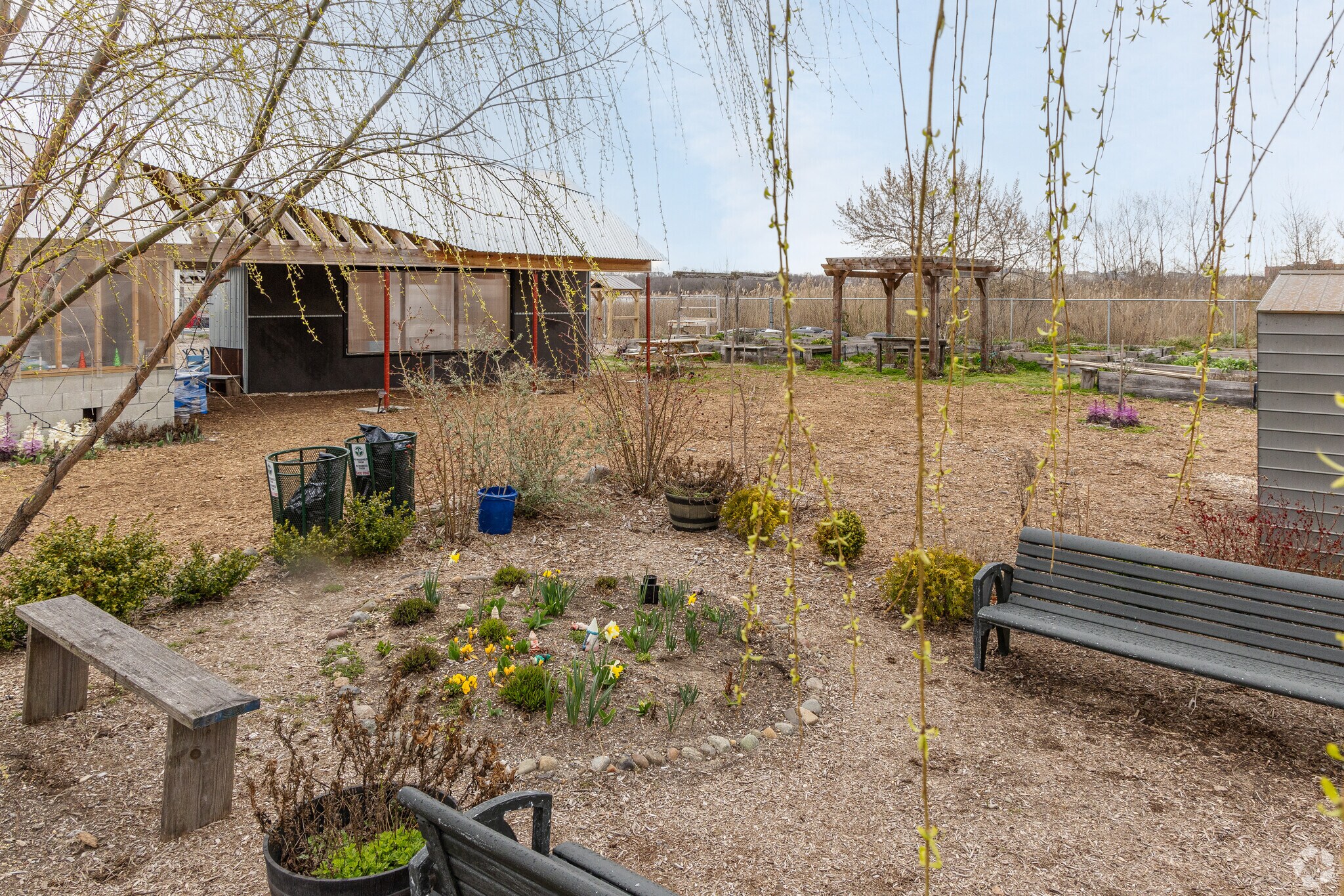 The Garden by the Bay is a community garden in Edgemere.