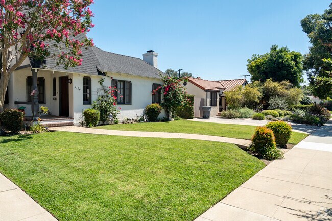 The homes in the area are well taken care of and have luscious green front yards.