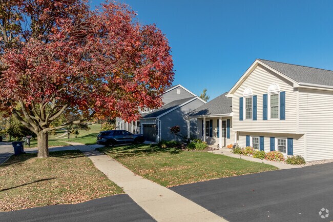 Sidewalks provide convenient walking paths for University Heights residents.