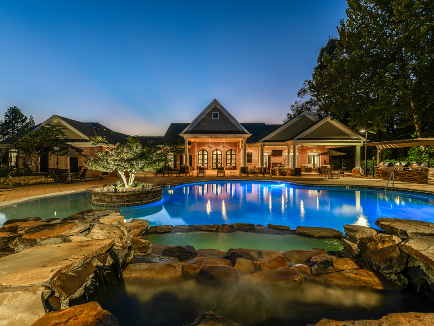 The Resort-Style Pool at Dusk