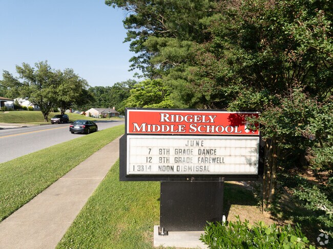 Ridgely Middle School serves Lutherville students with strong academic programs.