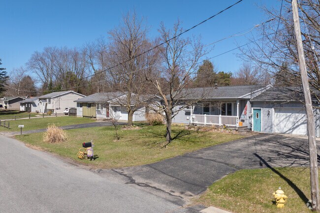 Spacious ranch-style homes become more common a few blocks away from downtown Greenville.