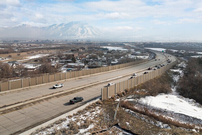 The nearby freeway runs through Bluffdale, UT.