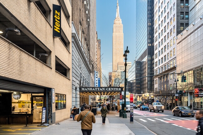 From the Manhattan Center in the Garment District, the Empire State Building is in background.